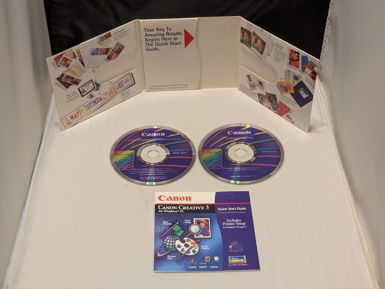 Canon Creative Home and Printer Setup version 4.20h with quick Start Guide