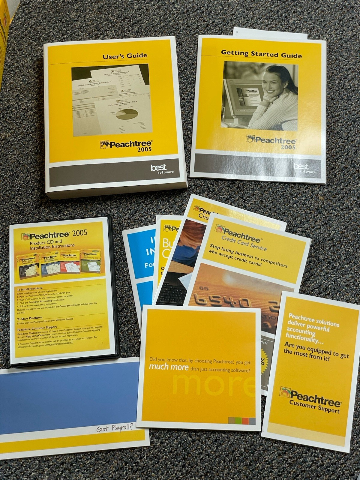 Vintage Sage Peachtree Accounting 2005 Windows PC Software