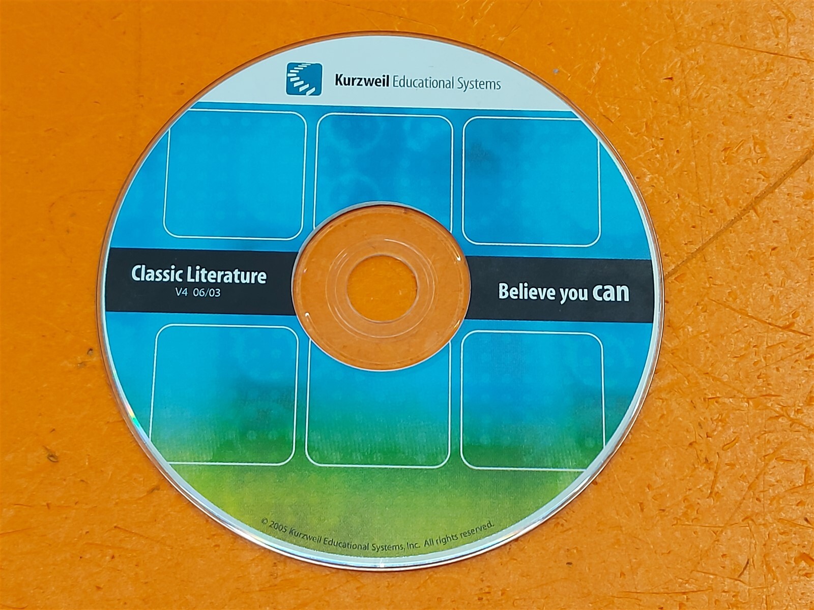 ⭐️⭐️⭐️⭐️⭐️ Kurzweil 3000 Educational Systems Classic Literature V4 CD Disc Only