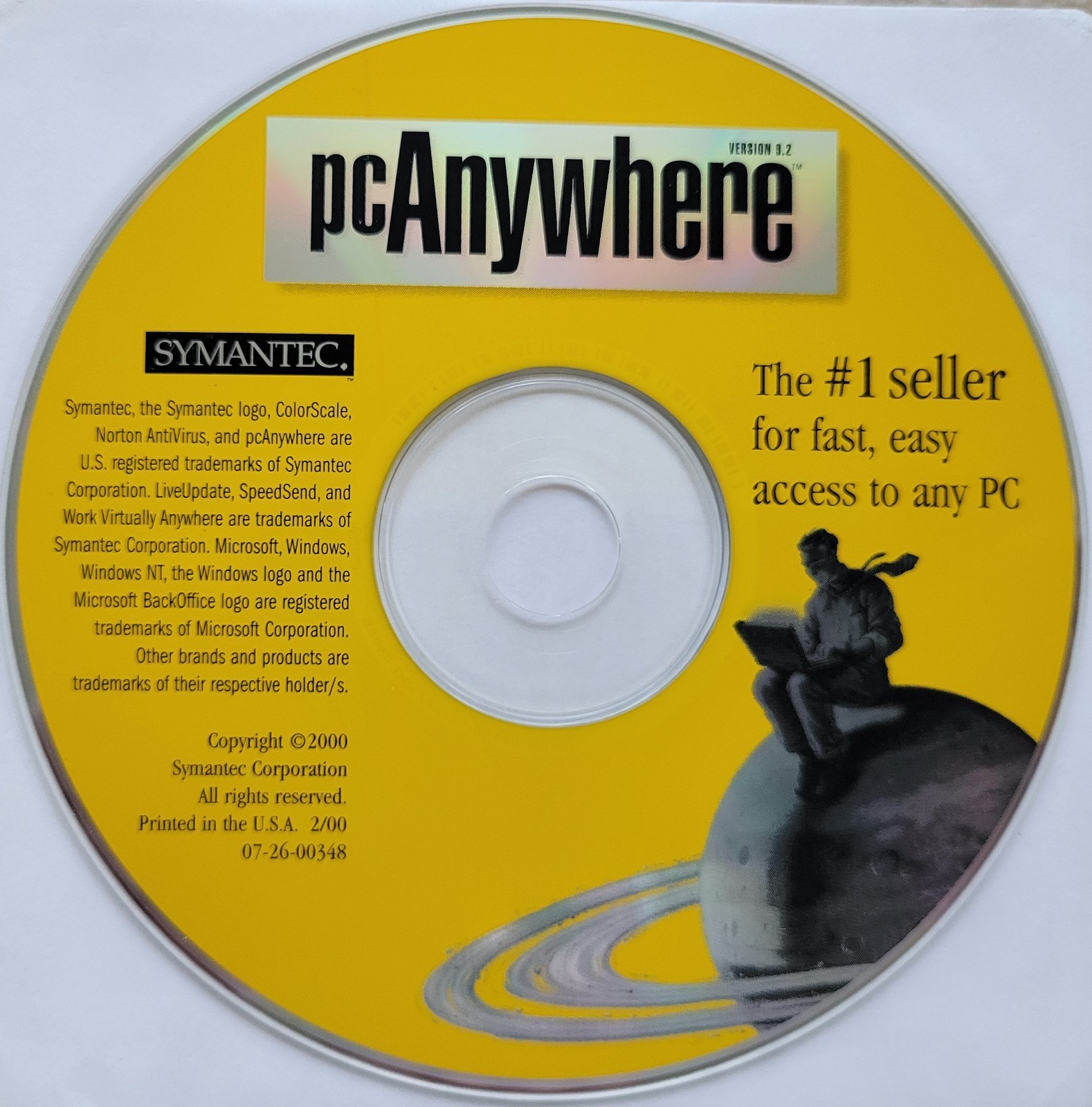 Vintage CD – Symantec PCAnywhere, Version 9.2