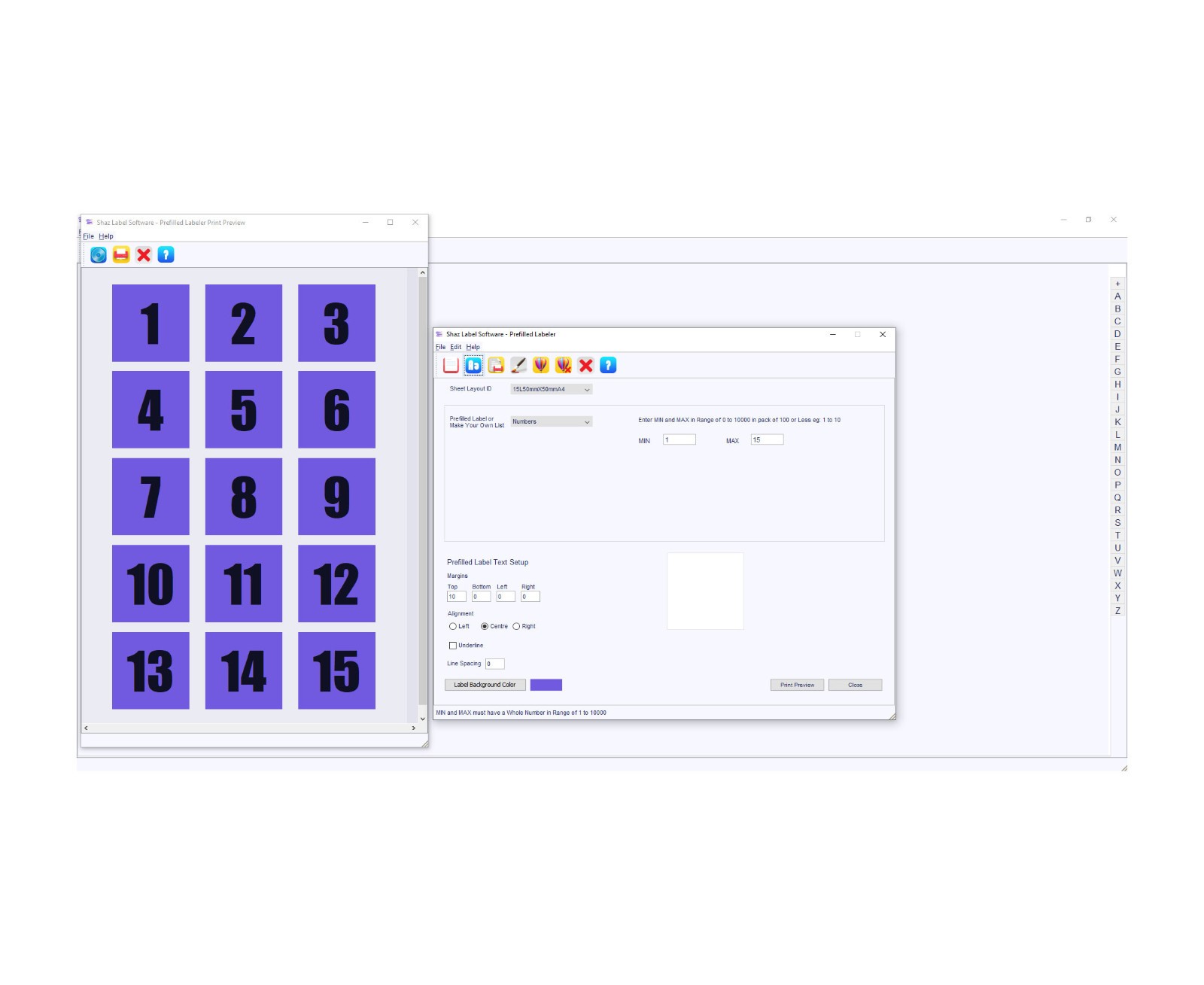 Label Maker Shaz Label Software Printer Shipping Address Design App AT SOFT04