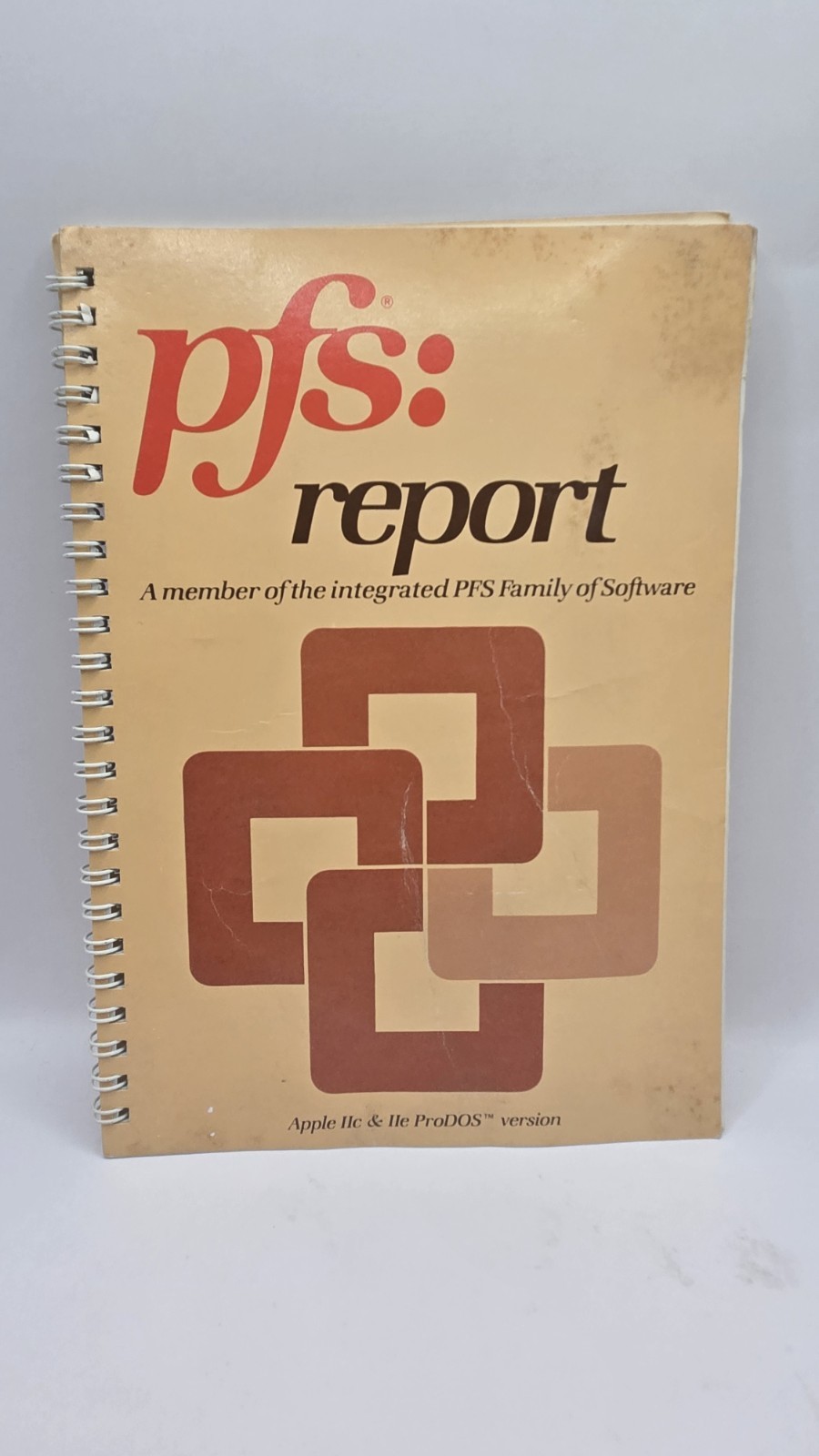Vintage 1980s PFS: Write File Report Plan Software For Apple IIc/IIe ProDOS