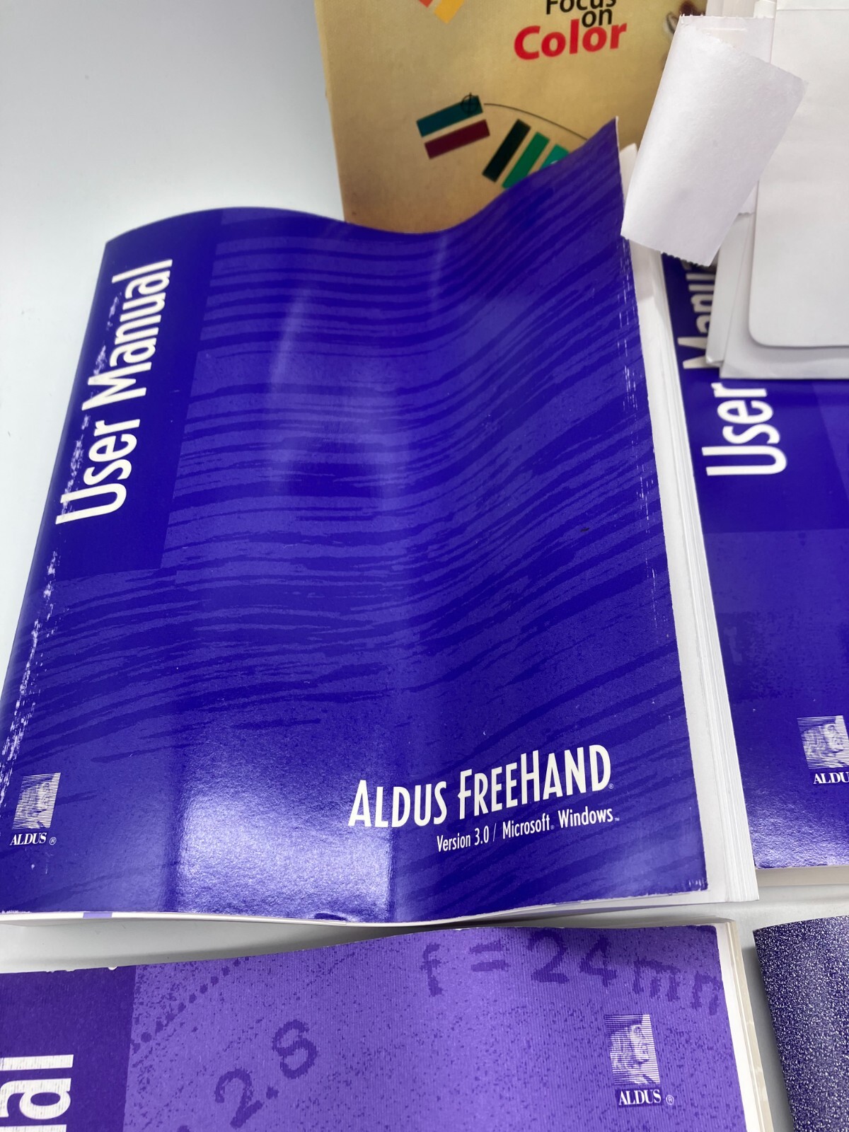 Aldus Photostyler + Freehand Manuals + 30+ Floppy Discs in Envelopes