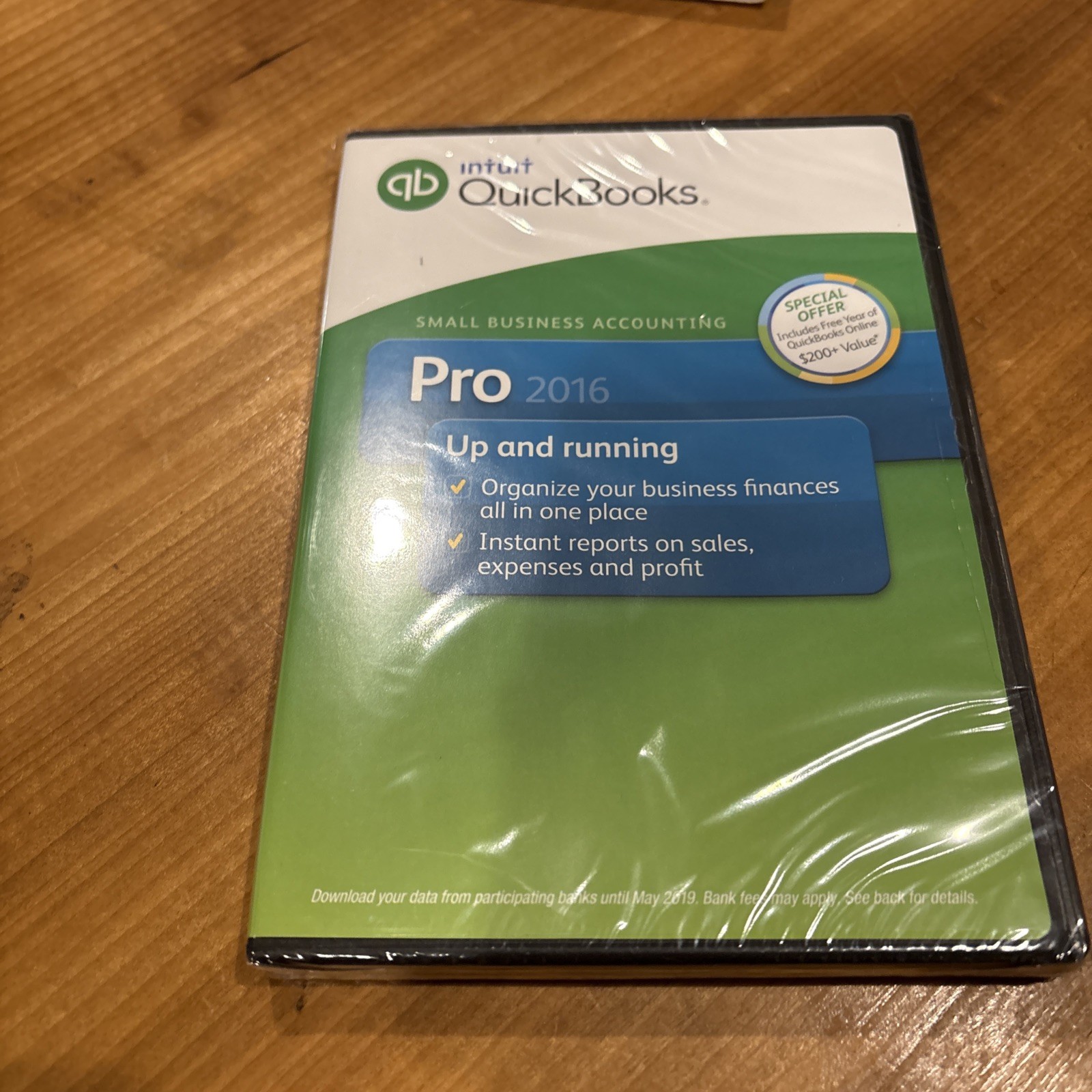 New Sealed Quickbooks Pro 2016 Desktop For Windows Retail Version Intuit