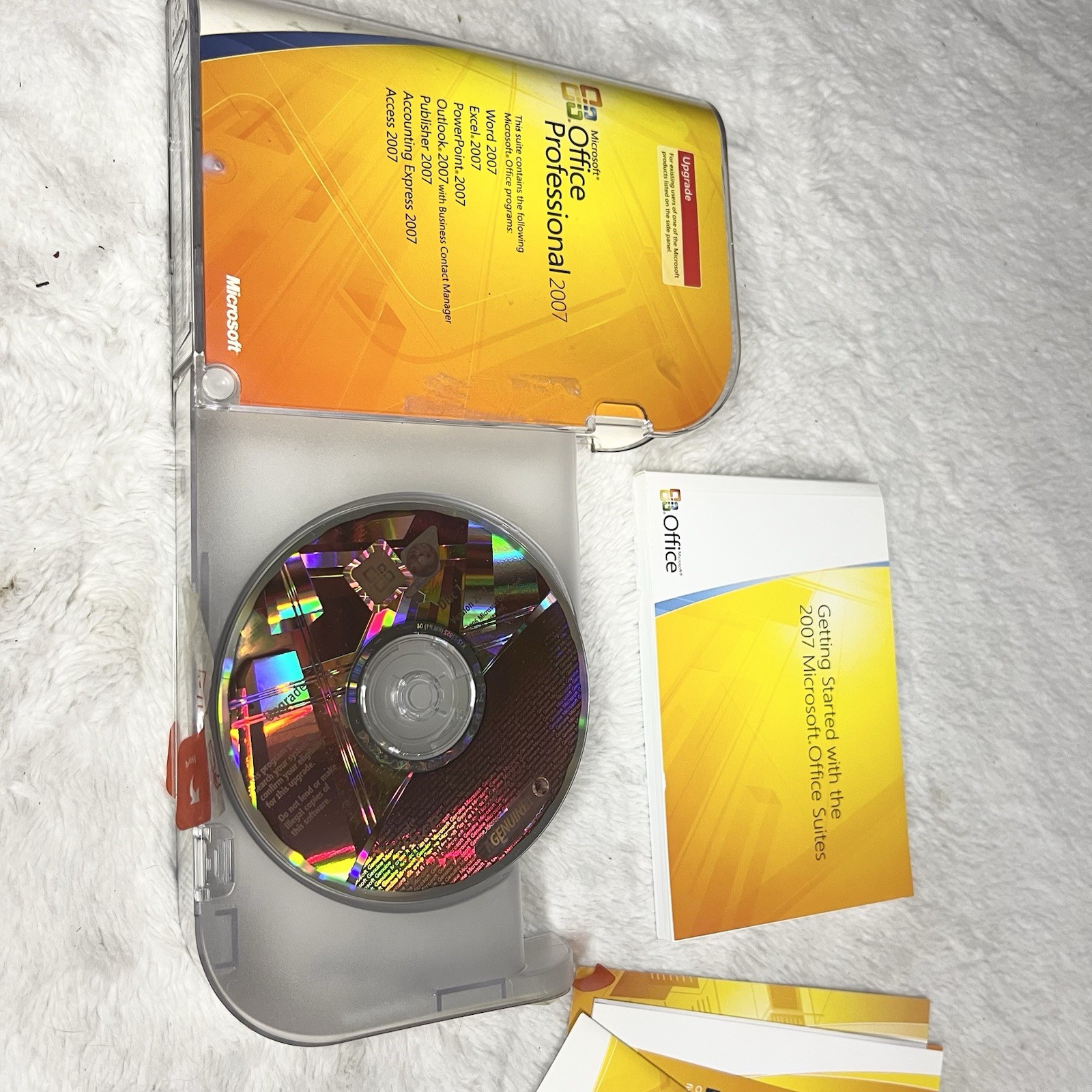 Microsoft Office 2007 Standard Upgrade Version w/ Product Key Vintage Computing