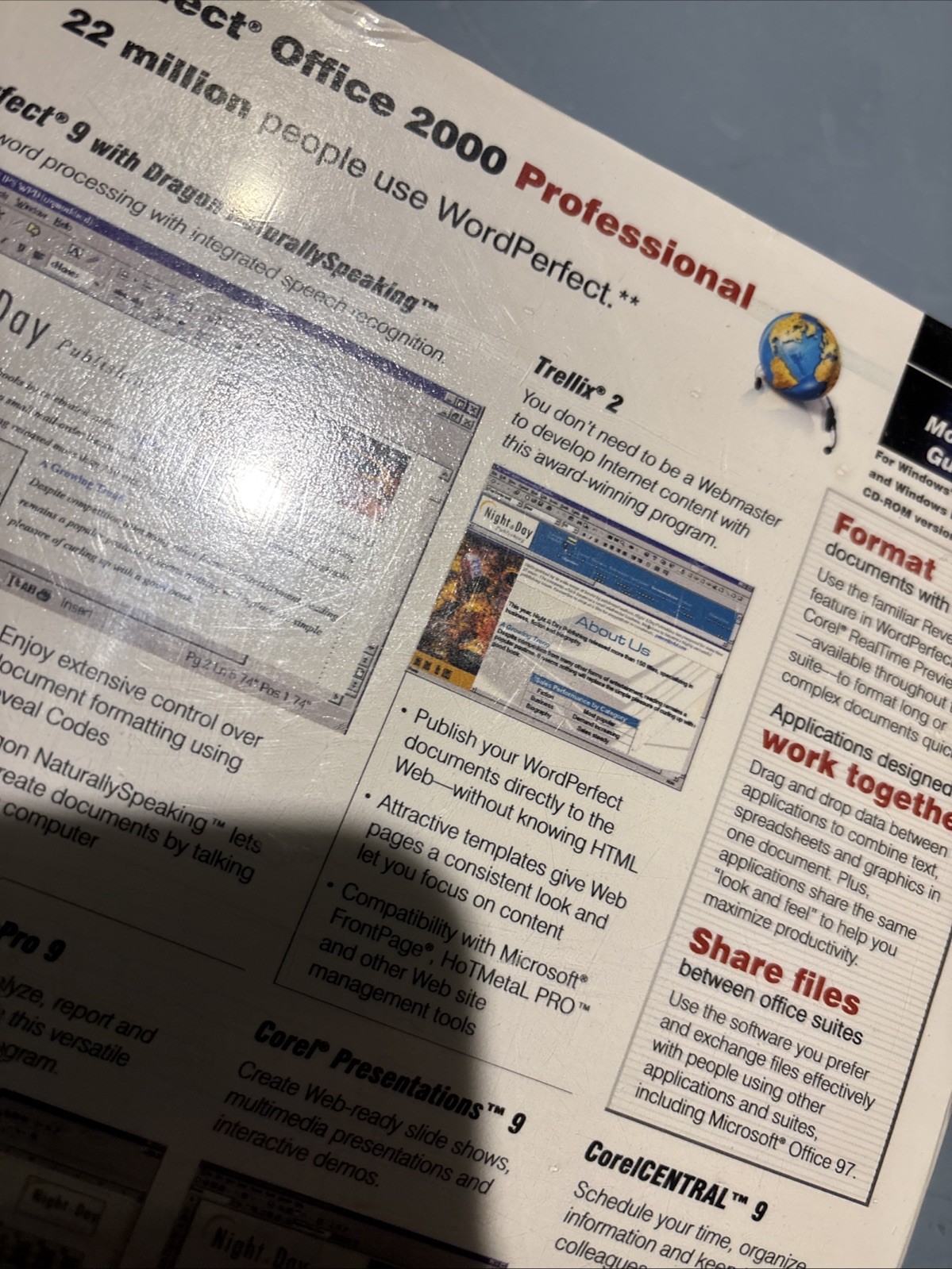 Word Perfect Office 2000 Professional Academic WordPerfect 2000 NEW