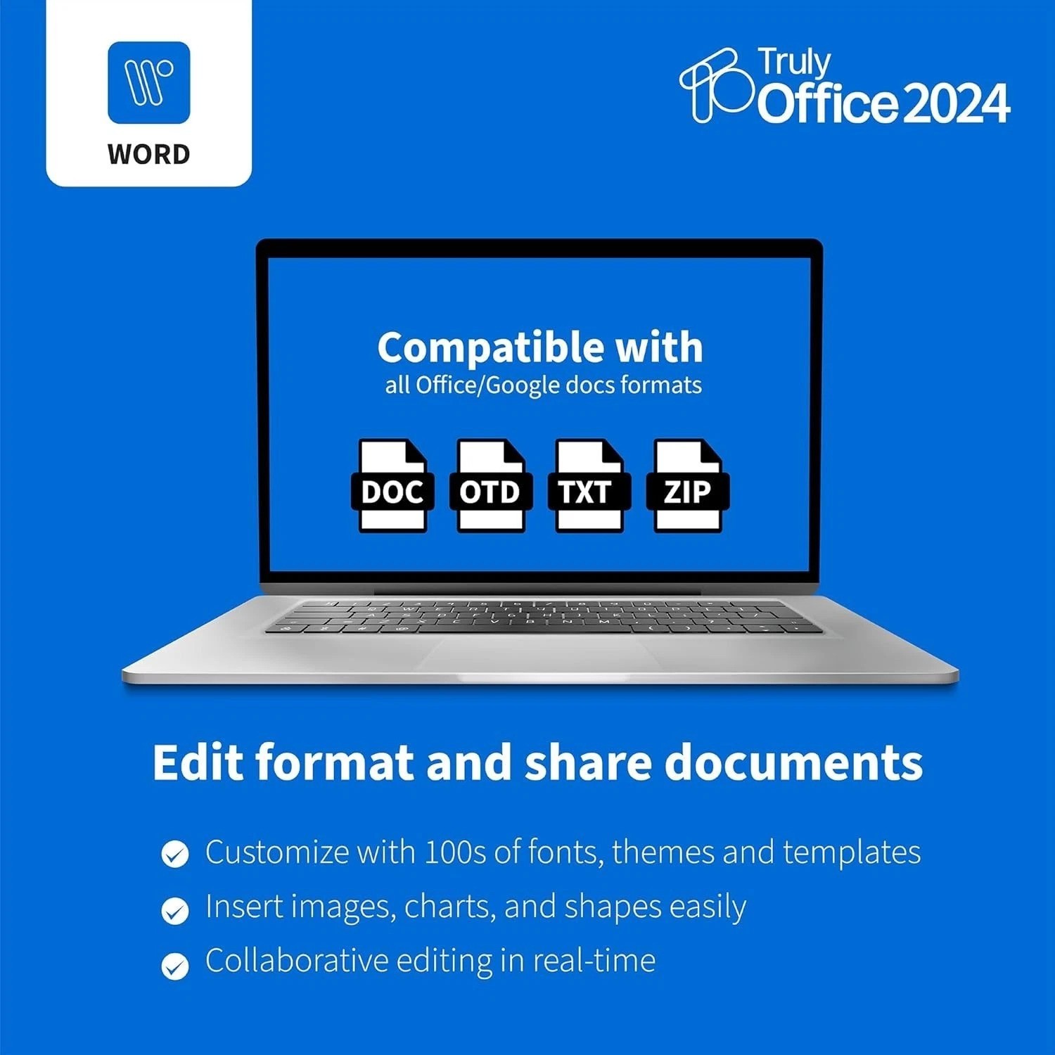 Lifetime 2024 Software for Families: Access Words, Slides, Sheets & Cloud Easily