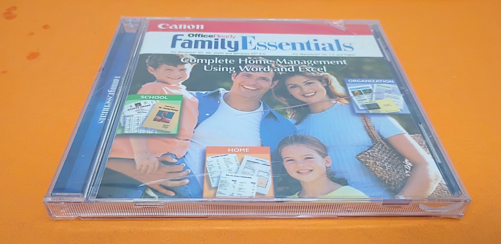 🏢 New Canon Office Ready Family Essentials Windows 95, 98, NT CD-ROM MAC OS
