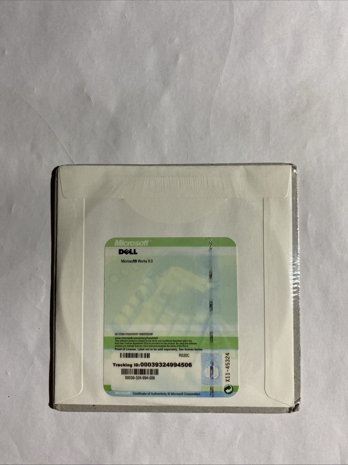 Microsoft Works 9 Installation CD 9.0 Dell 0R020C Brand New