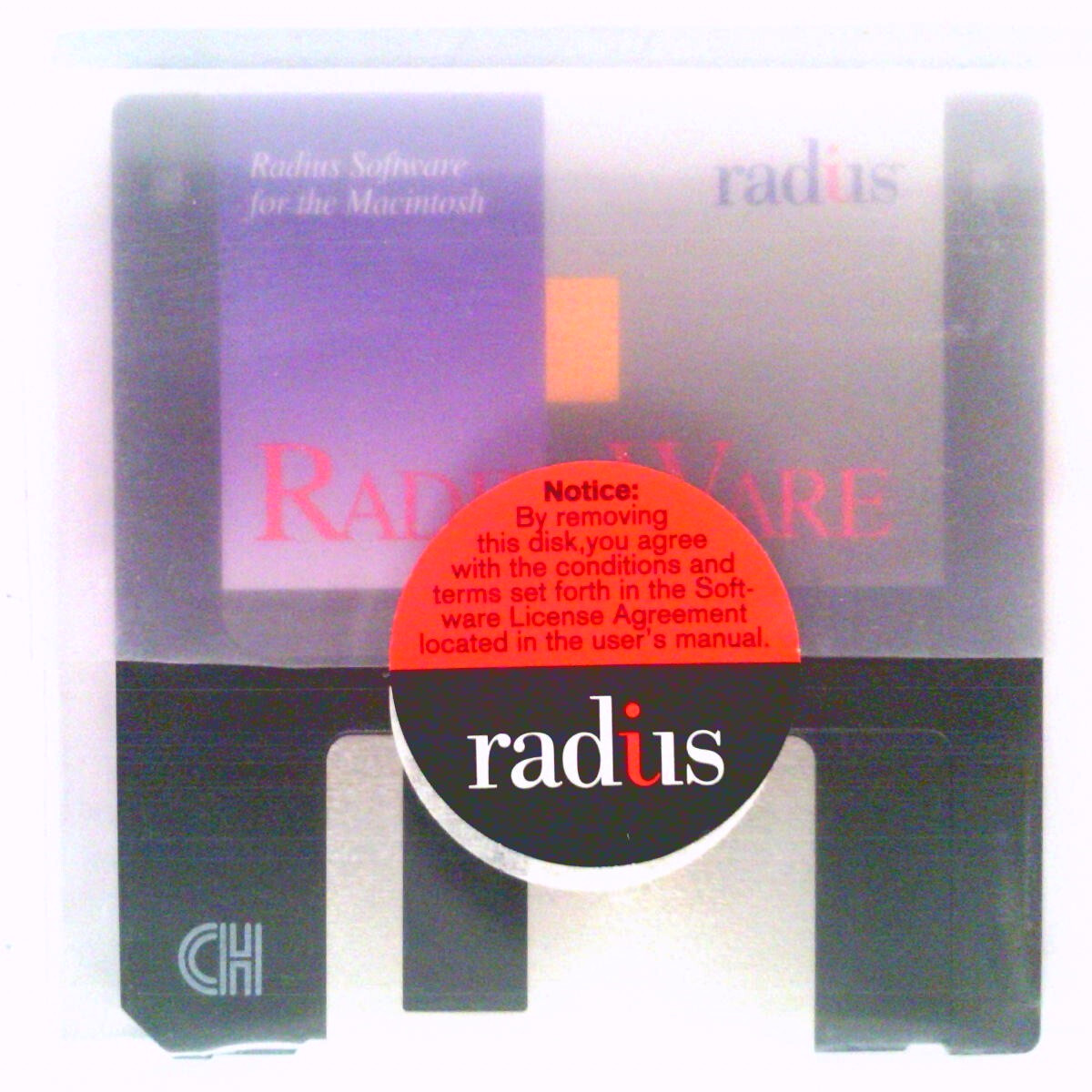 ✅ Radius~RadiusWare~Macintosh~1990~3.5″ Floppy Disk