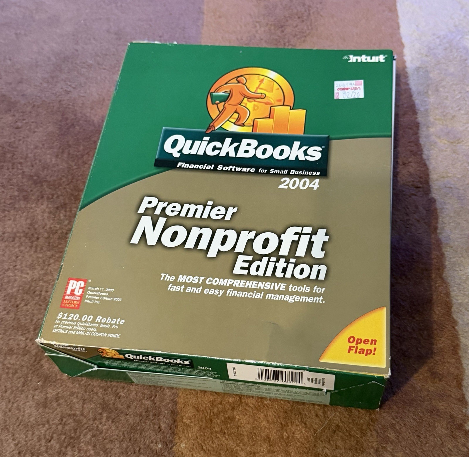 QuickBooks Premier Nonprofit 2004 Edition Manuals & Key Code PC