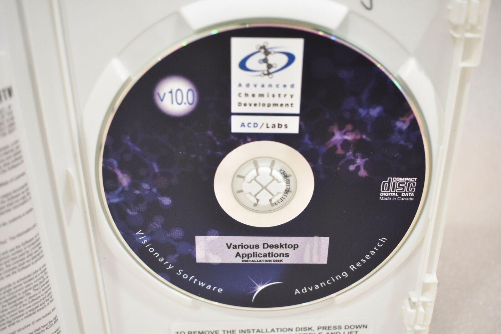 ADVANCED CHEMISTRY DEVELOPMENT V10.0 VARIOUS DESKTOP APPLICATIONS INSTALLATION