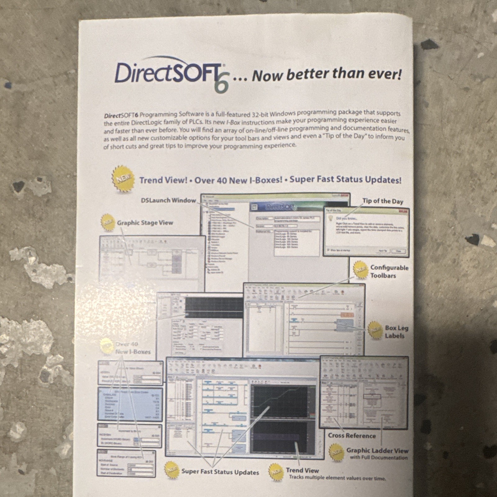 AutomationDirect DirectSOFT 6 PLC Programming Software for Windows, English Box
