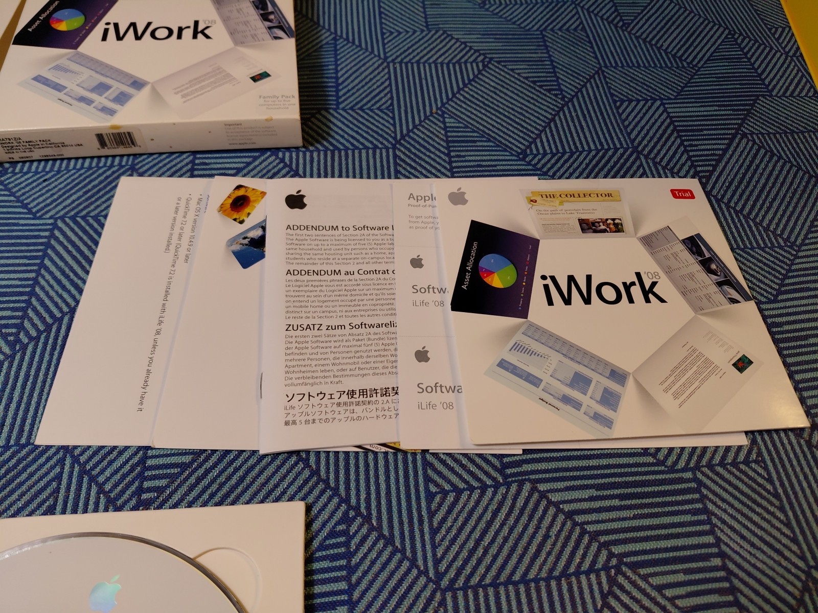 Mac Apple iWork & iLife ’08 Software Lot Bundle –Discs, Manuals, Serials + More