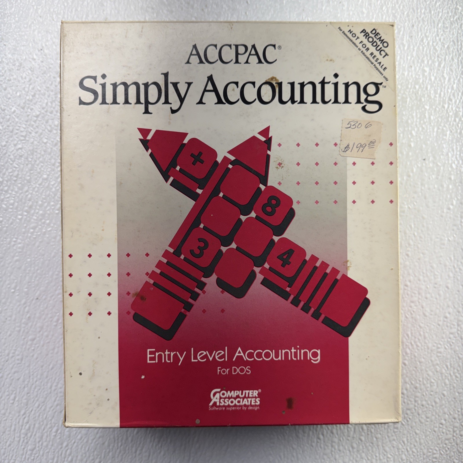 ACCPAC Simply Accounting for Windows Computer Associates 1991 Demo Copy OPENED