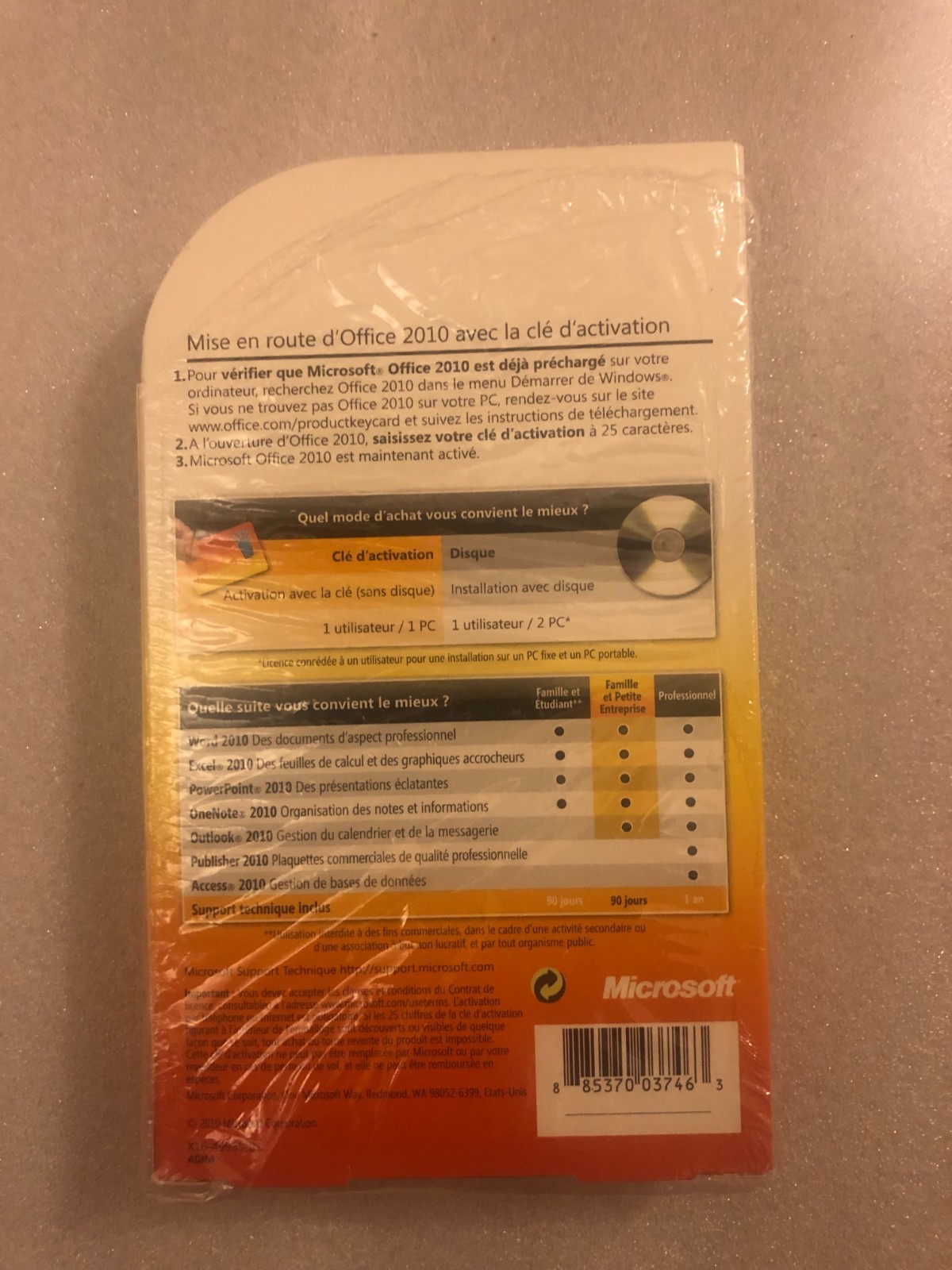 Microsoft Office Home and Small Business License 2010 – Activation Key