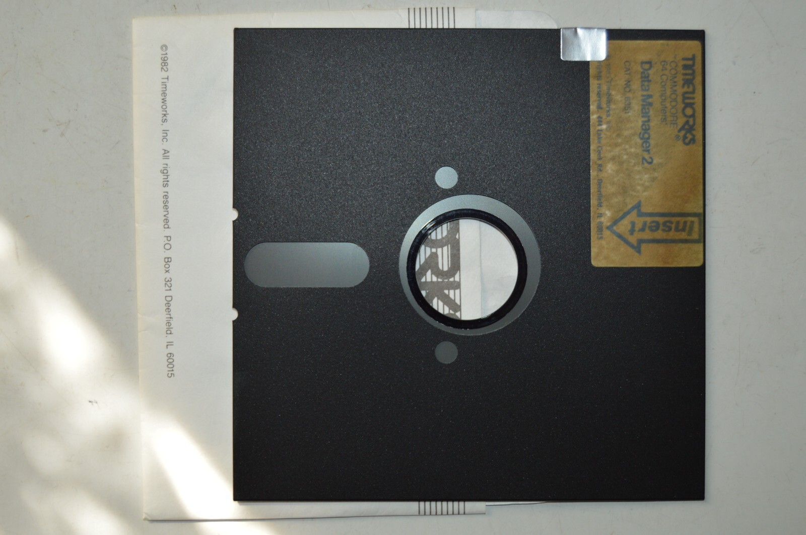 Timeworks Data Manager 2 Personal Computer Software For Commodore 64 + 128