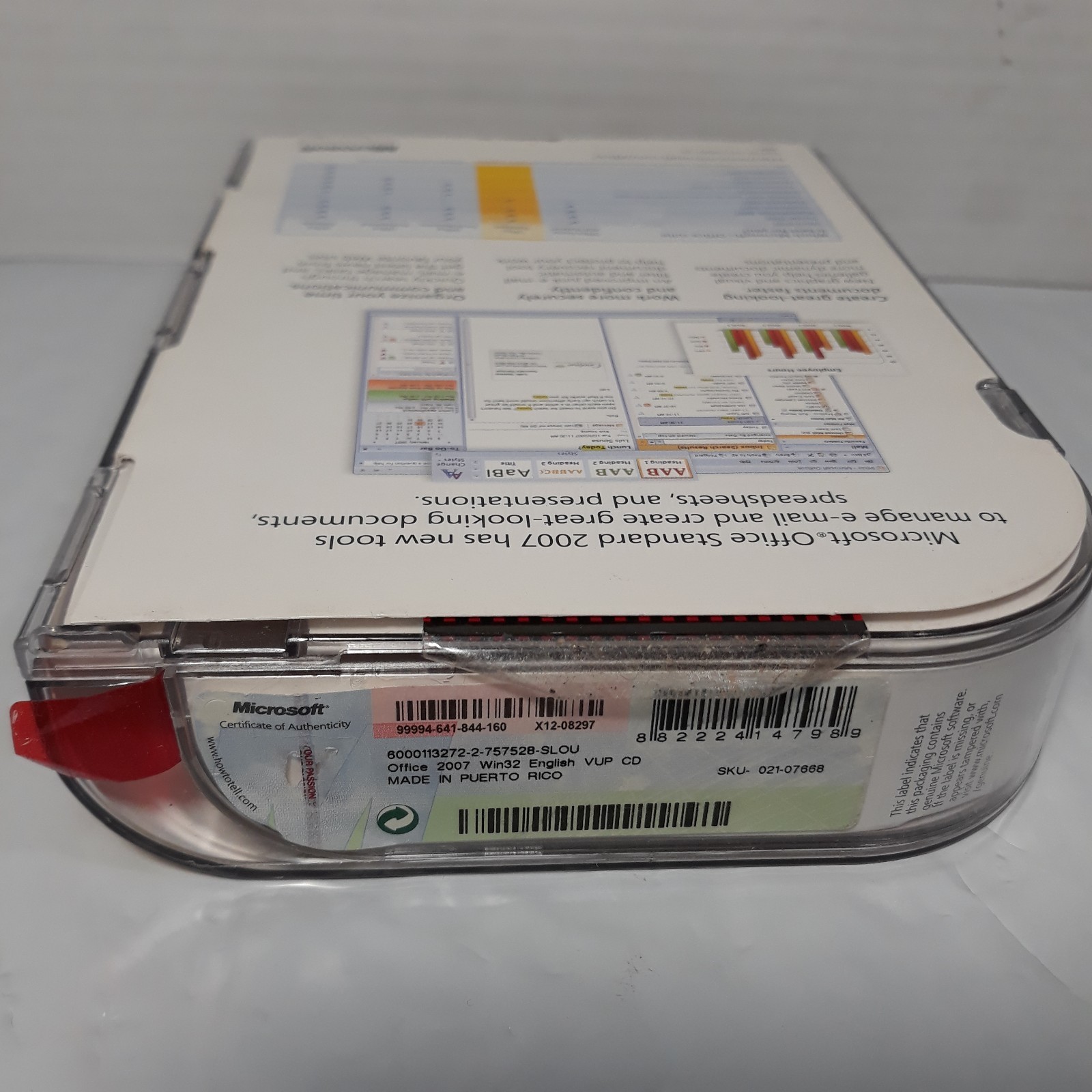 Microsoft Office Standard Upgrade 2007 With Product Key included