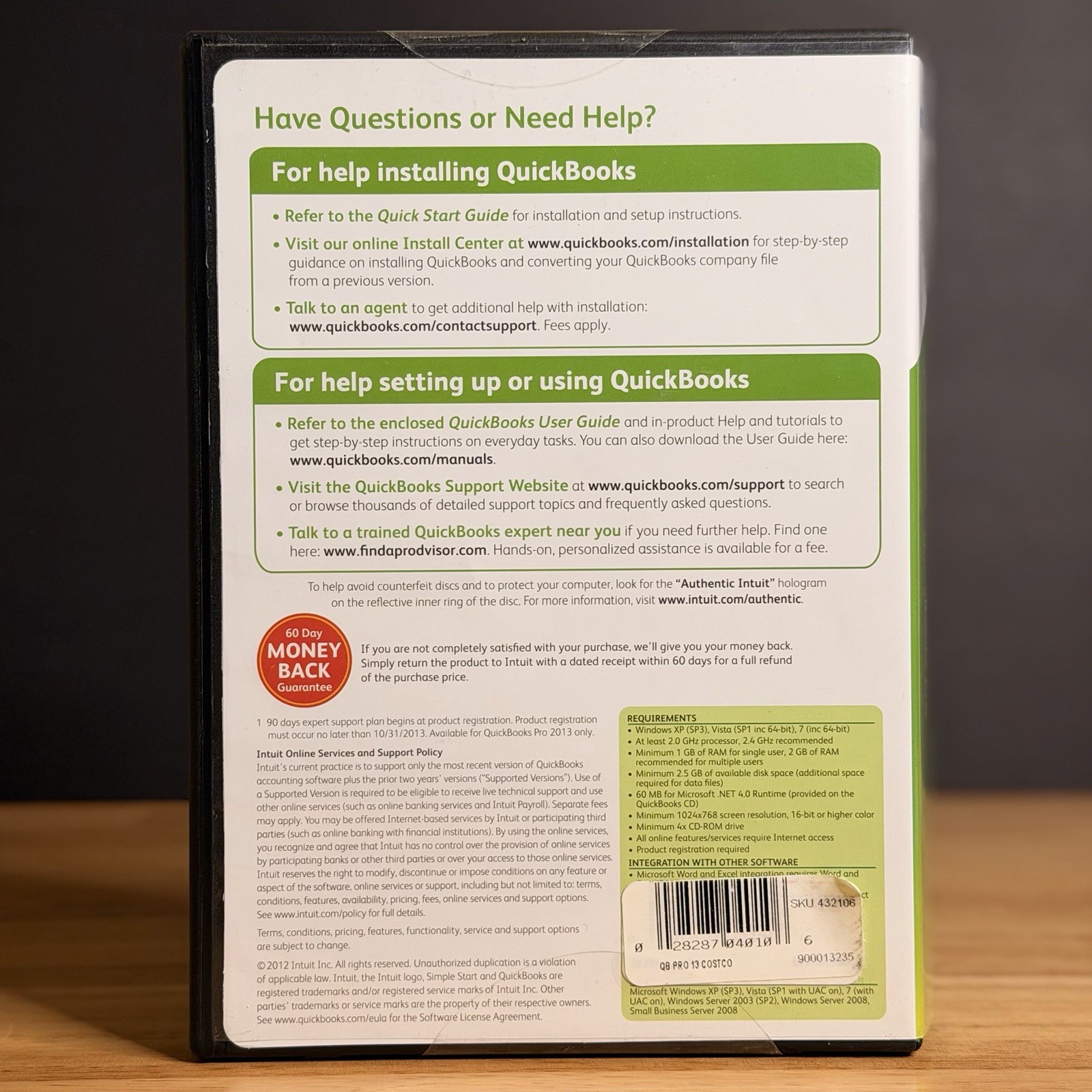 Quickbooks Desktop Pro 2013 For Windows Full Retail -NO SUBSCRIPT10N- TESTED