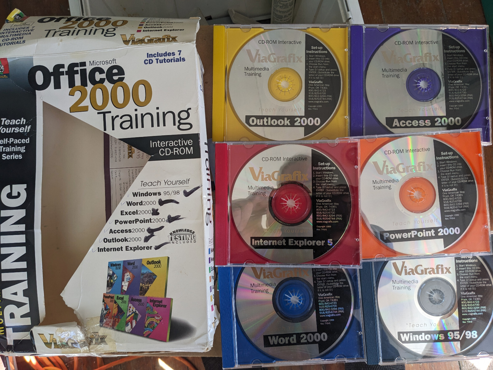 Microsoft Viagrafix Office 2000 Learning CD,s