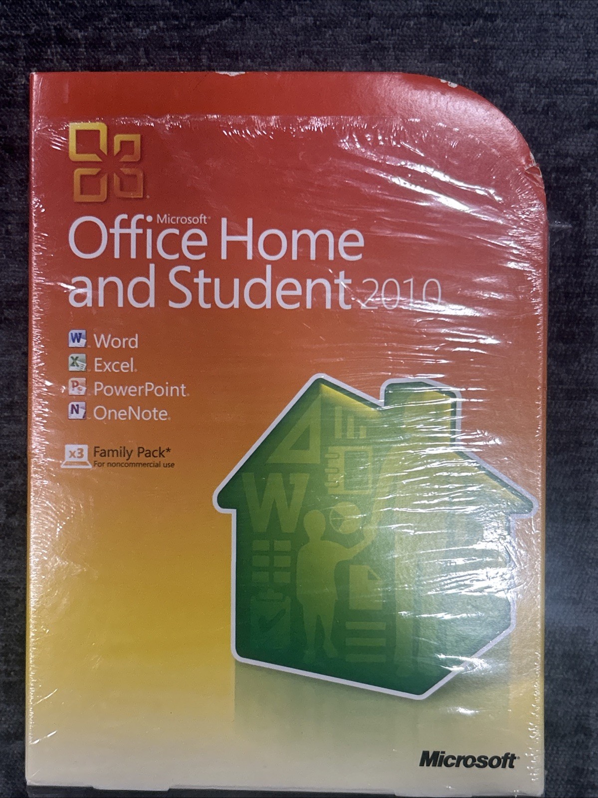 Microsoft Office Home and Student 2010 Family Pack Open Box Untested As Is