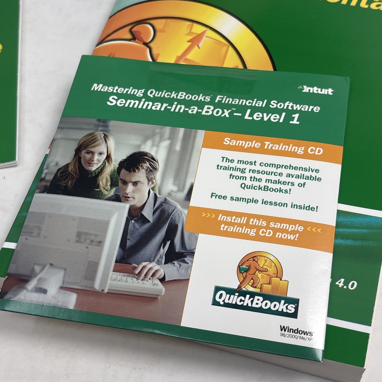 Intuit QuickBooks Pro 2004 with License Key for Windows 98/ME/2000/XP In Box