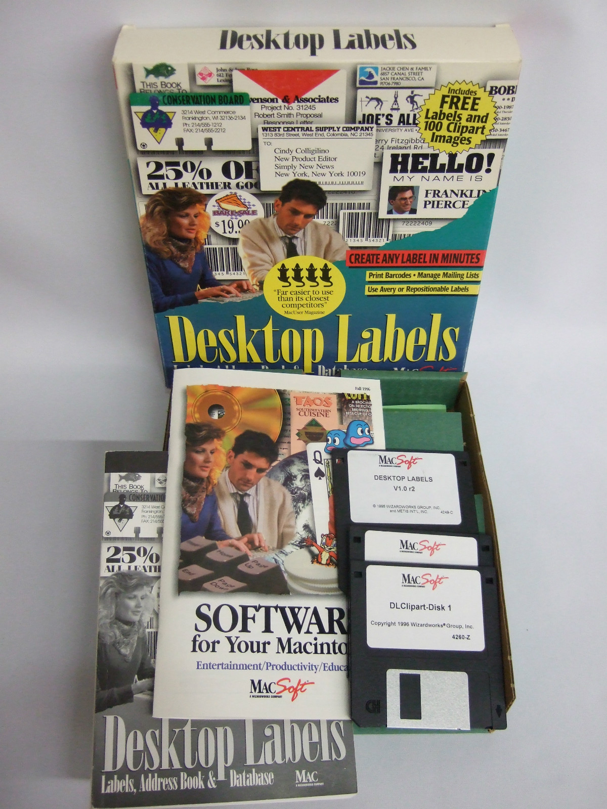 Desktop Labels; Labels, Address Book & Database