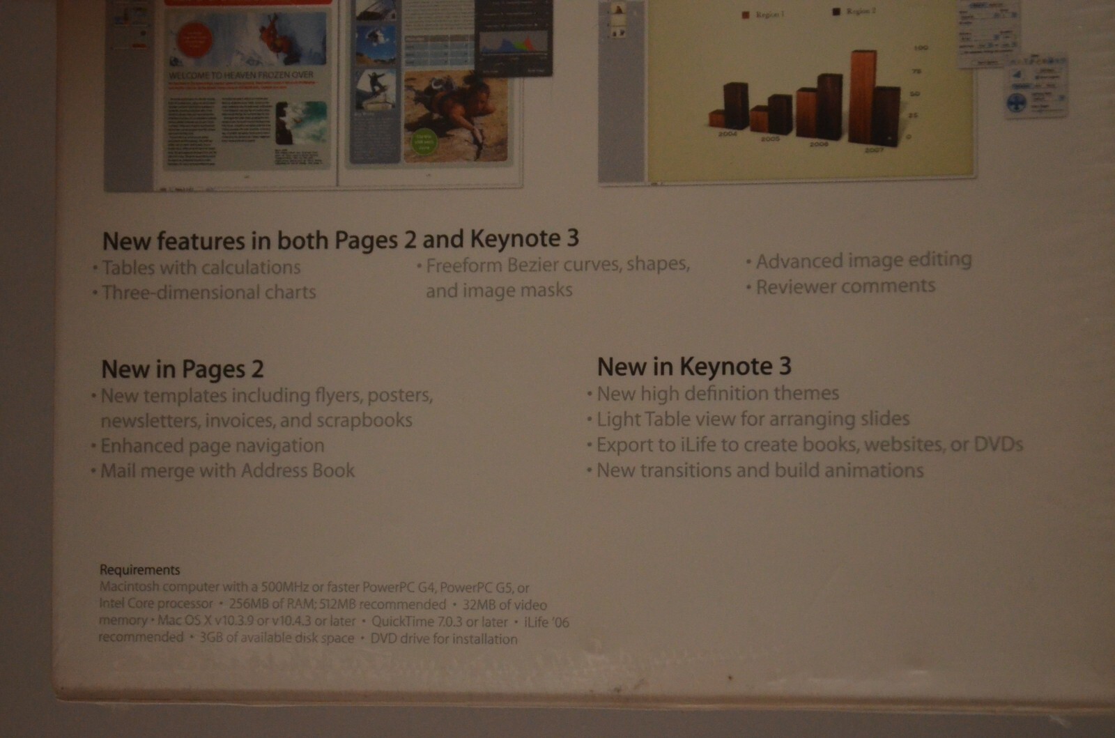 NEW iWork ’06 Family Pack for the Mac (up to 5 computers) MA224Z/A