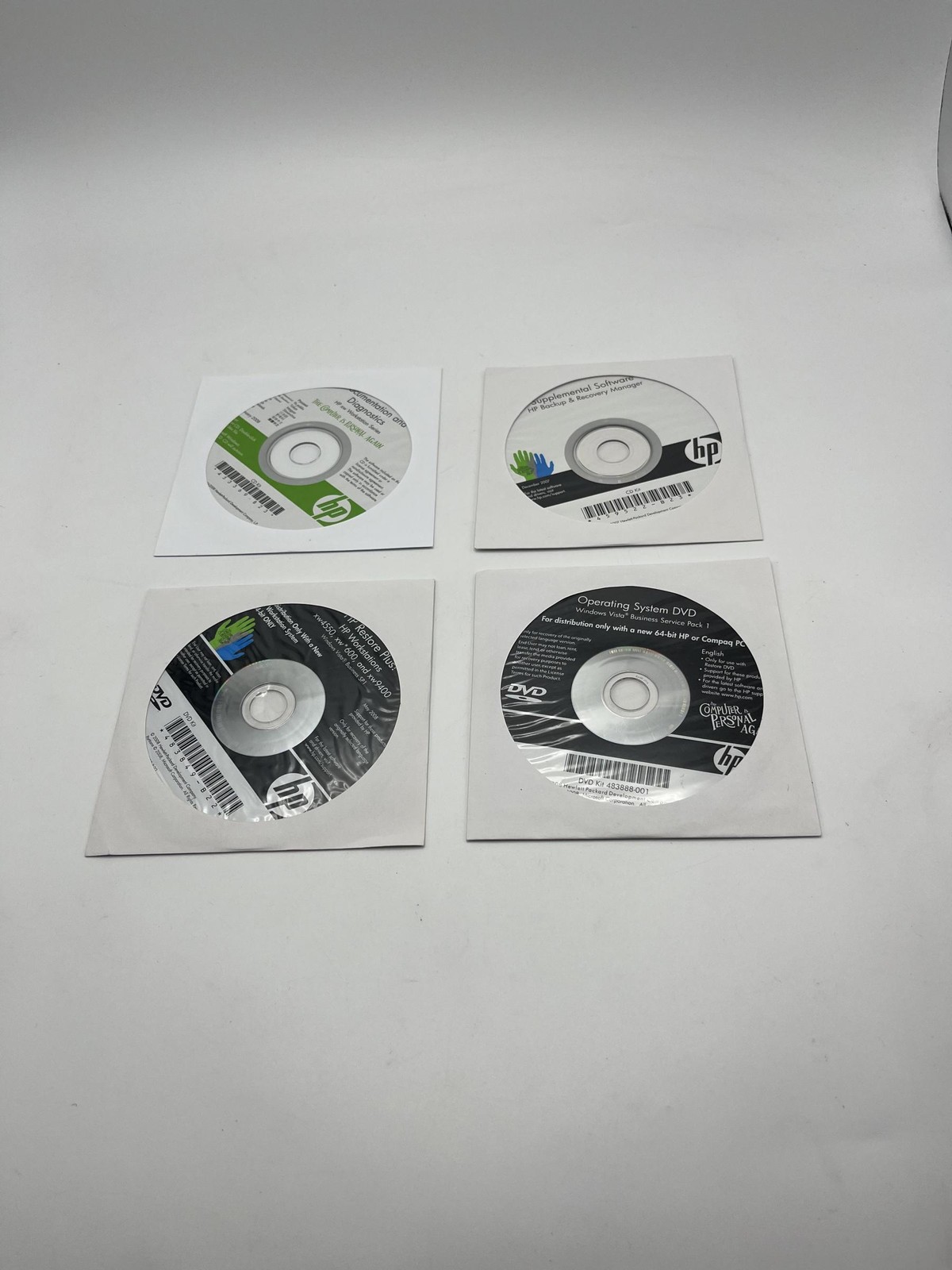 Win Vista Business SP1 DVD Kit for HP Workstation XW4550/XW*600/XW9400 & More