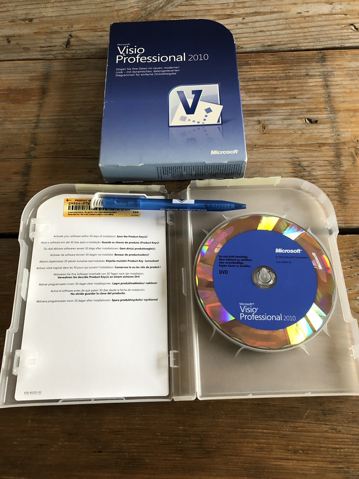Microsoft Visio Professional 2010, Box, German Full Version with VAT Invoice