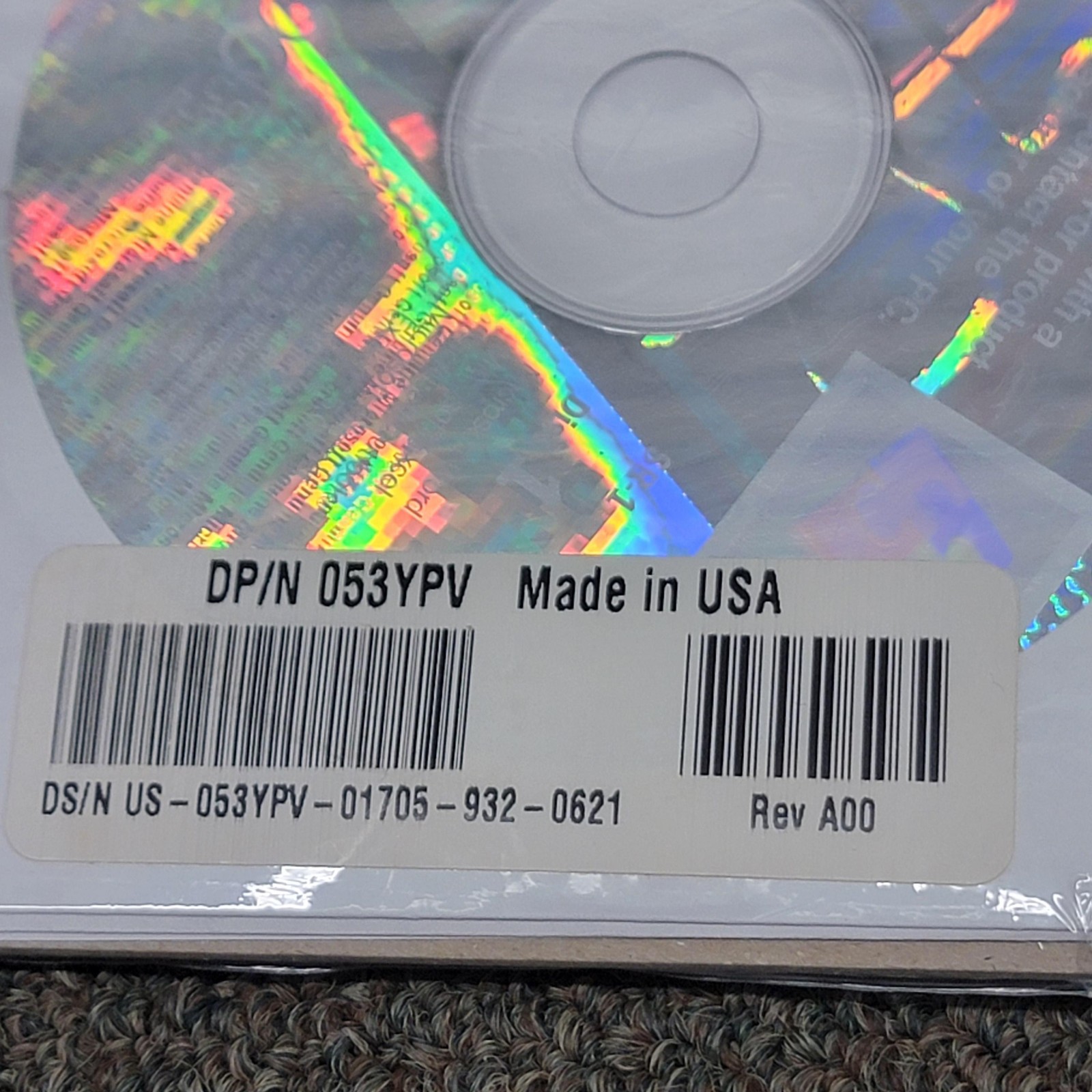 Vintage Microsoft Office 2000 Small Business OEM CD X03-68684 053YPV USA PC