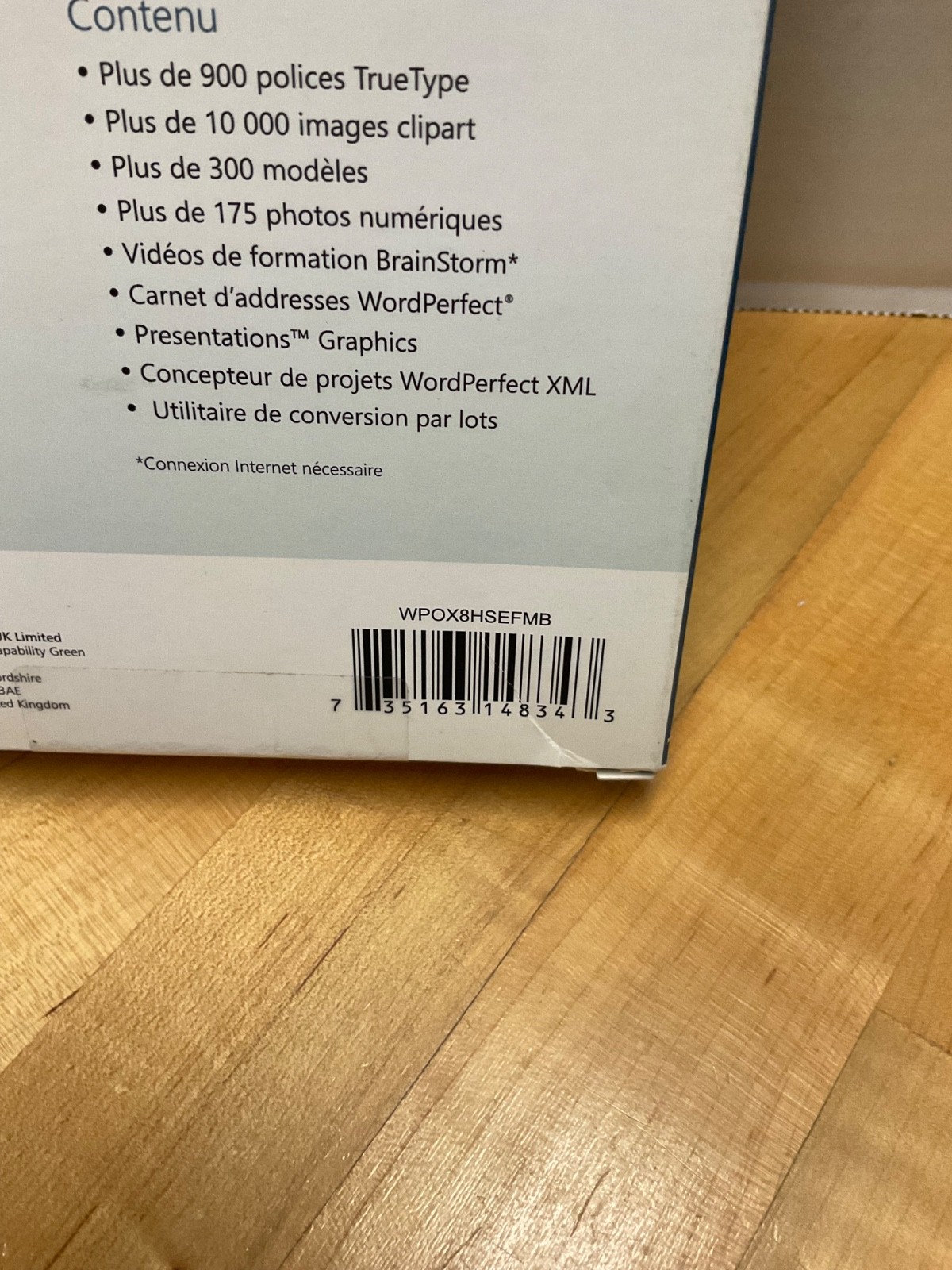 Corel WordPerfect Office Home & Student X8 ( WPOX8HSEFMB ) New Sealed