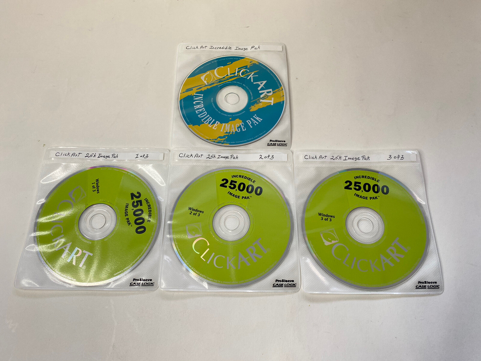 ClickArt 25000 Image Pak Incredible Image Pak 4 Discs