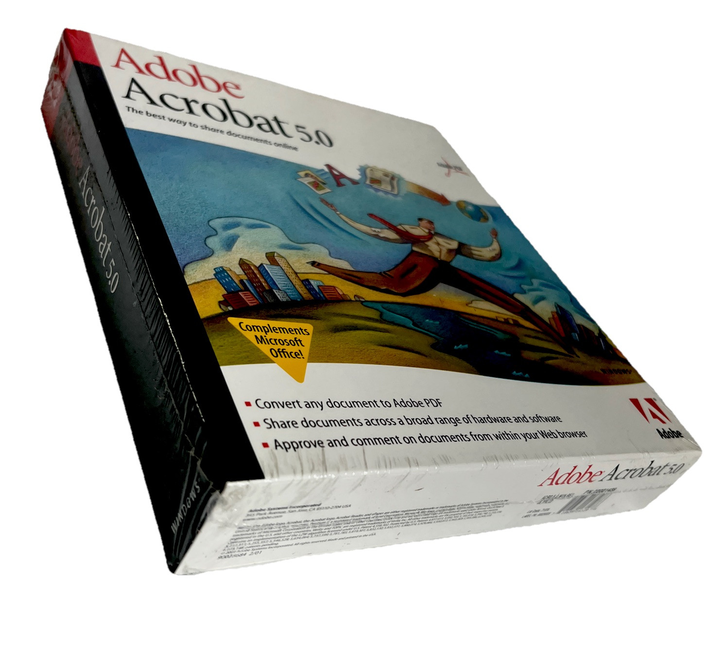NEW SEALED ! Adobe PC BOX Acrobat 5.0 Boxed For WINDOWS