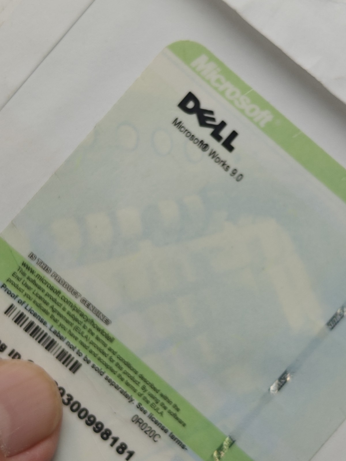 Microsoft 2007 Microsoft Works 9 – P/N X13-66561 New In Sleeve COA & Product Key