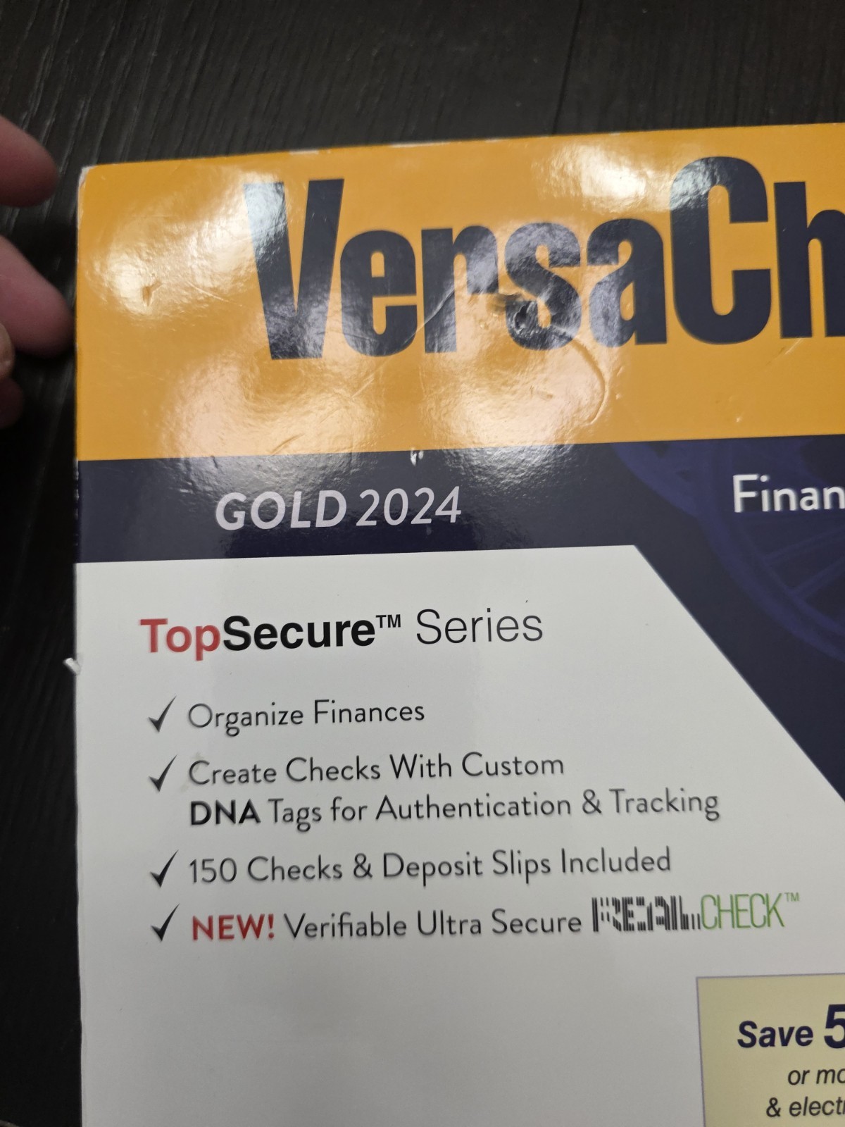 VersaCheck X1 Gold 2024 – Finance and Check Creation Software-Sealed