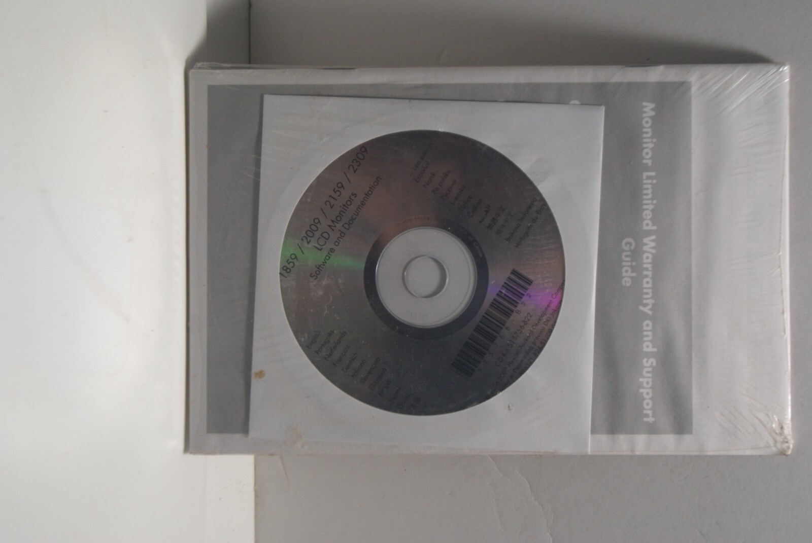 New HP LCD Monitors Software / Documentation Book Disc 1859 2009 2159 2309 :2009