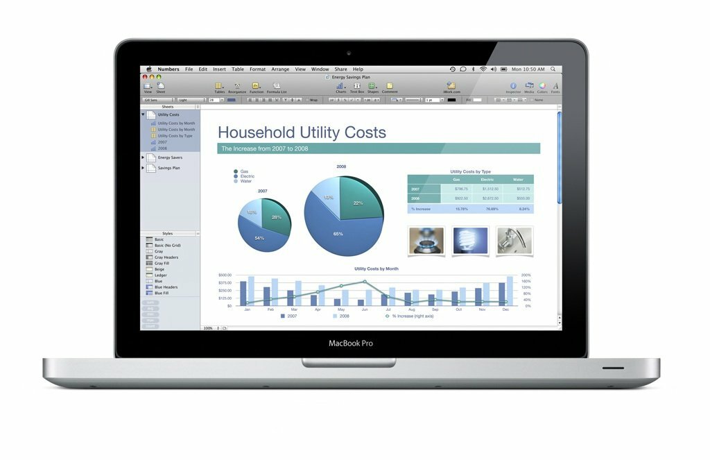Apple iWork 2009 (Retail) (1 User/s) – Full Version for Mac MB942Z/A V9.0
