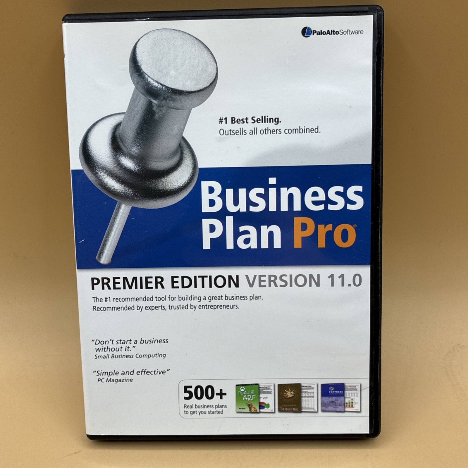 Business Plan Pro Premier Edition Version 11.0 Palo Alto Software CD ROM 2007-08