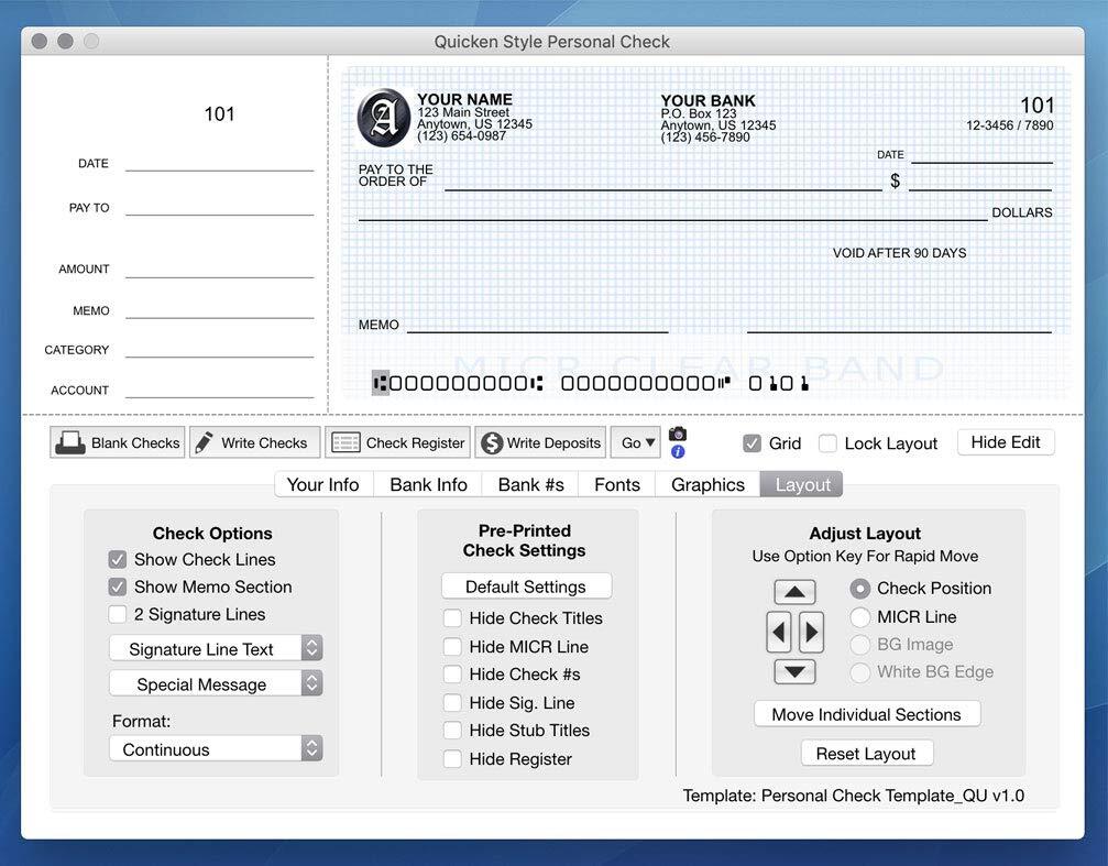 – Windows & Mac Check Printing Software