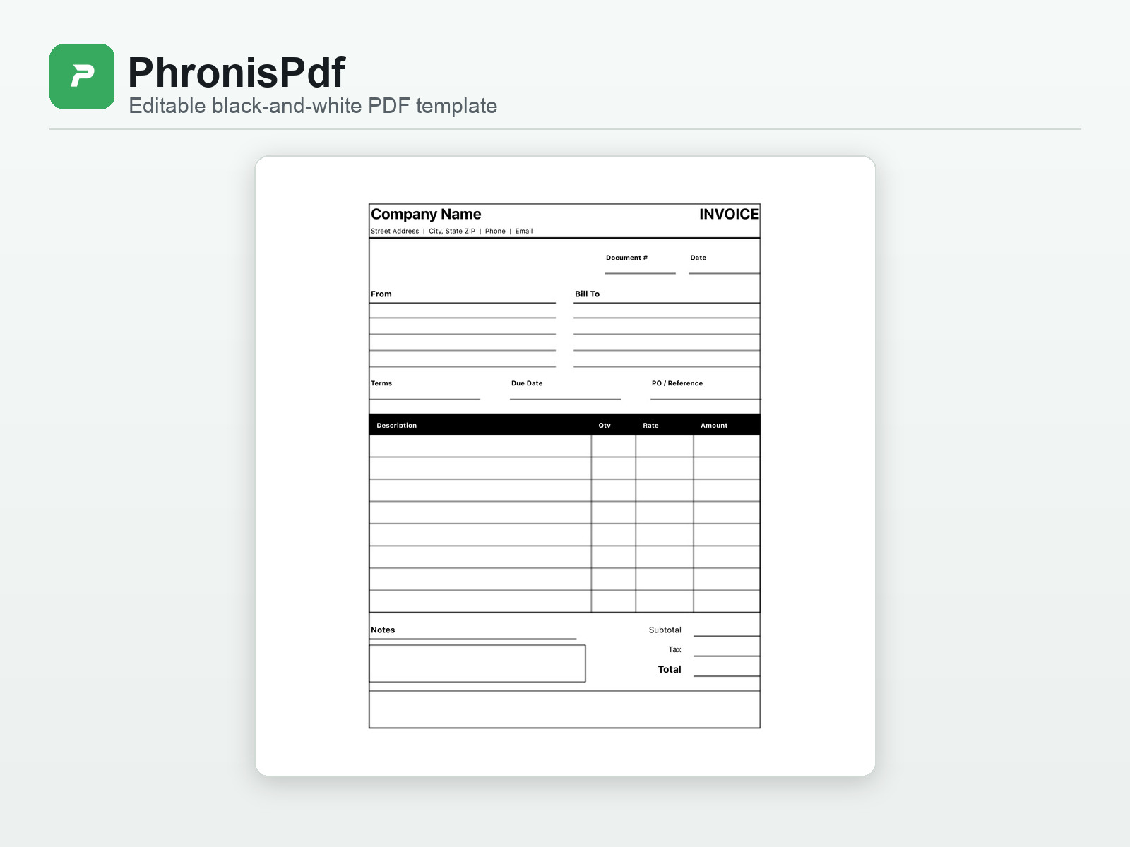 PhronisPdf PDF Editor Creator for Intel Mac 2012-2019 – Sign Edit Templates Form