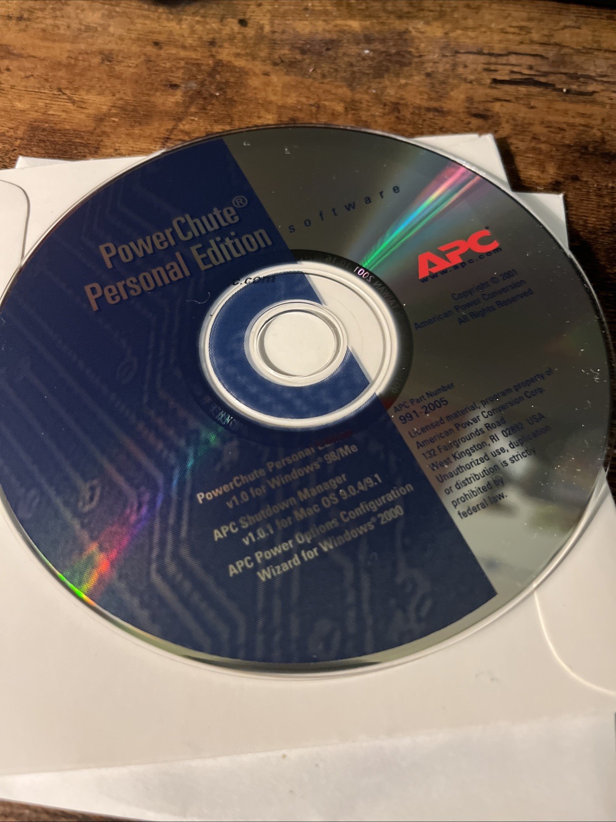 Powerchute Personal Edition 991-2005