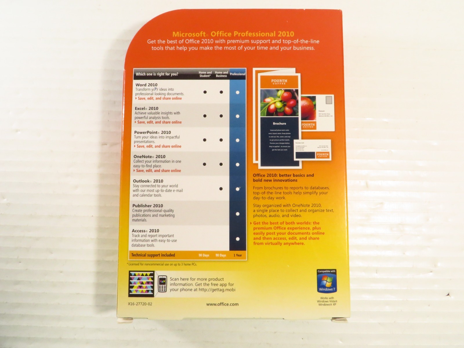 Microsoft Office 2010 Professional For 2 PCs Full English Retail Box Version