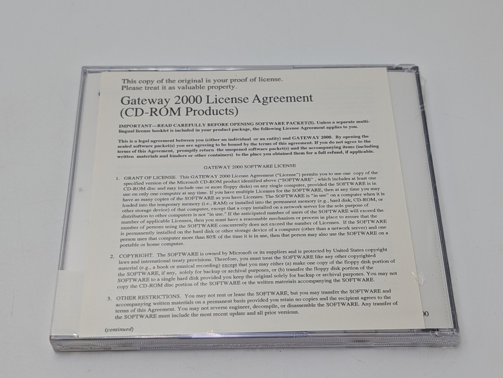 Vintage Microsoft Excel 4.0 For Window Cd- Rom 1993 Sealed Brand New