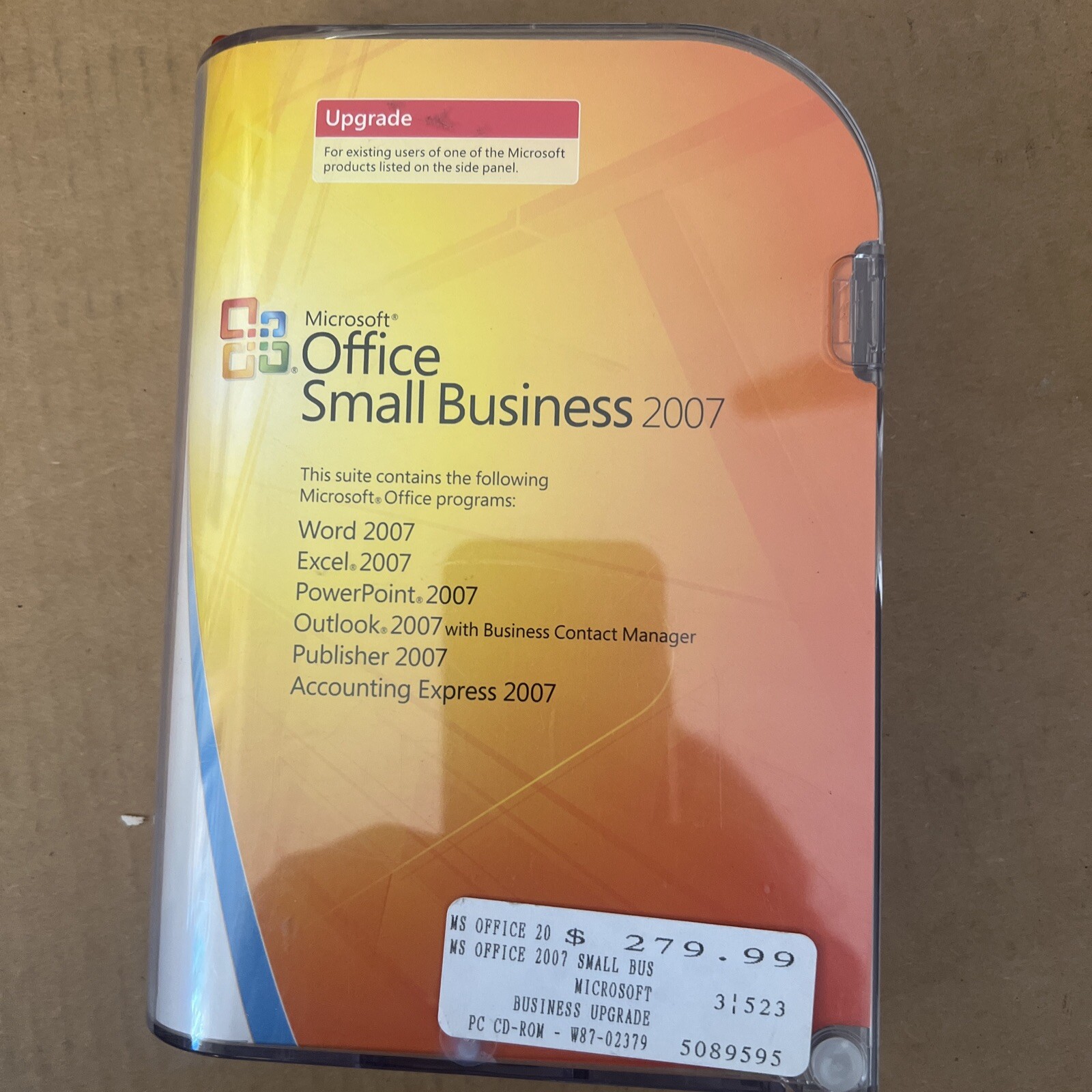 Microsoft Office 2007 Small Business Edition Upgrade Version
