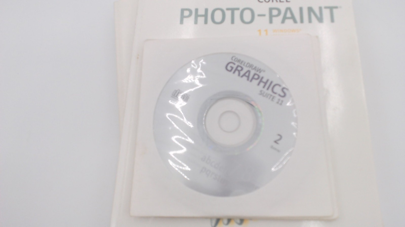 Corel Draw Suite 11 Upgrade NEED Original Photo-Paint & Graphics All Discs