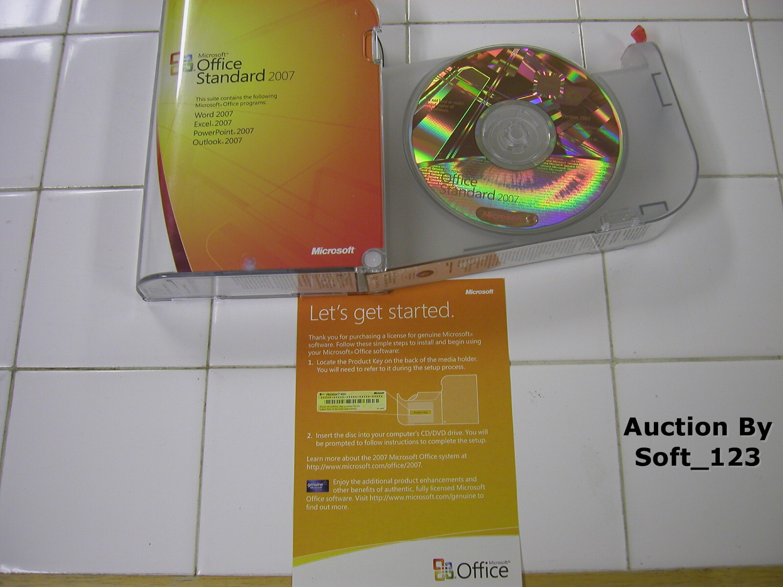 Microsoft MS Office 2007 Standard Word, Excel, PowePoint, Outlook =NEW BOX=