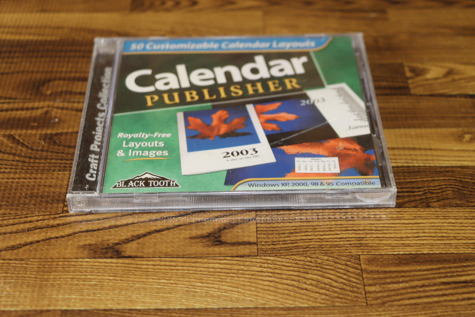Calendar Publisher Windows XP 2000 98 & 95 Compatible CD Computer Software NEW