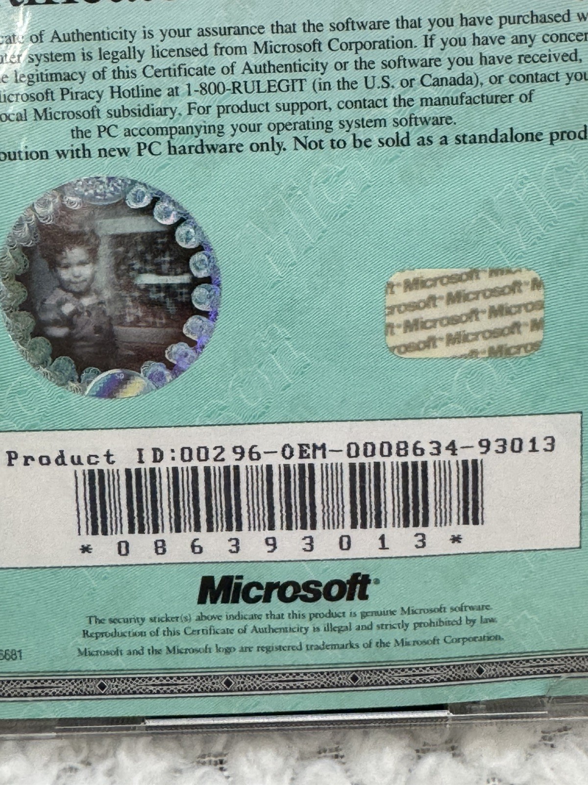 Microsoft Office Bookshelf CD w/ COA + MS-DOS 3.3 Guide Vintage PC