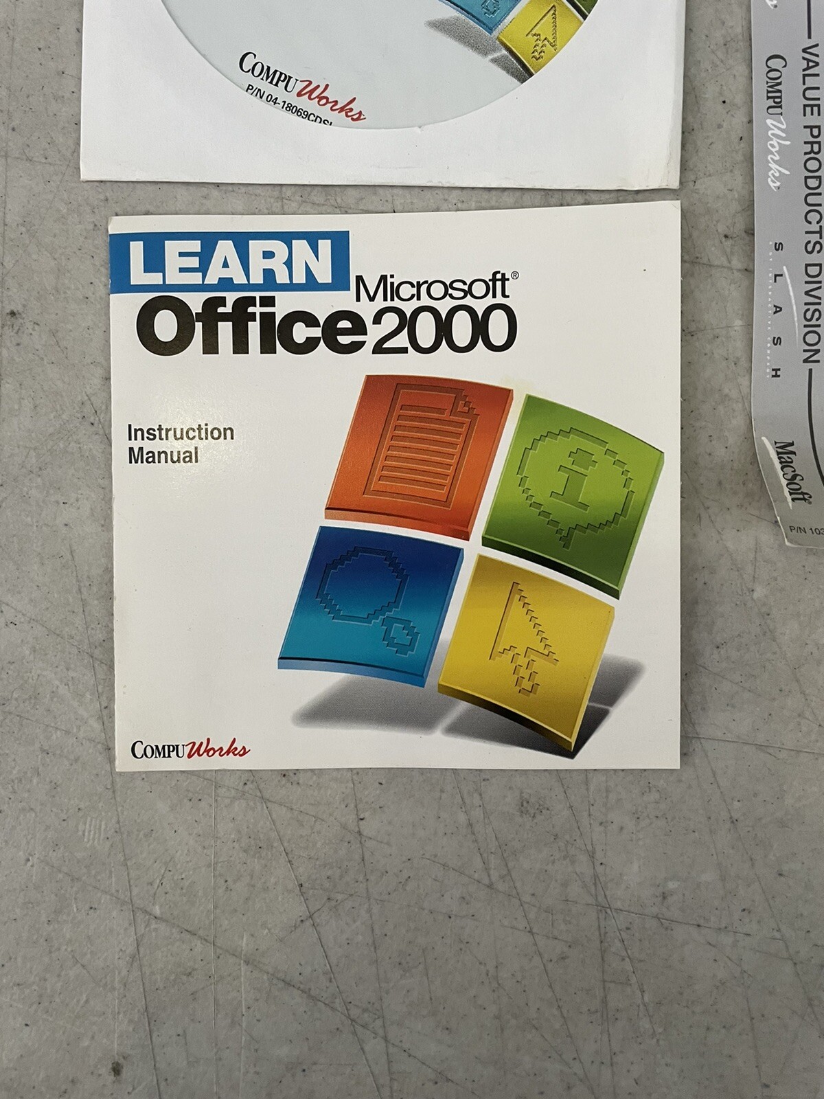 Learn Microsoft Office 2000 (Windows 98/95 CD-ROM) Sleeve NEW